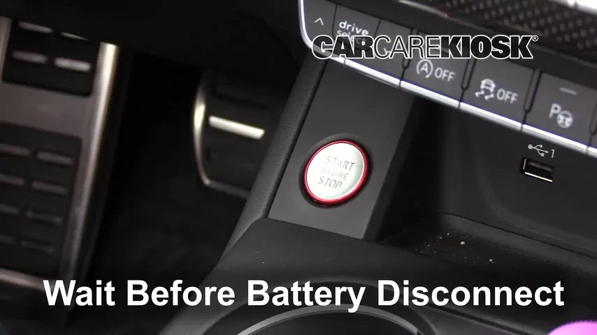 2019 Audi S5 Prestige 3.0L V6 Turbo Coupe Battery Replace